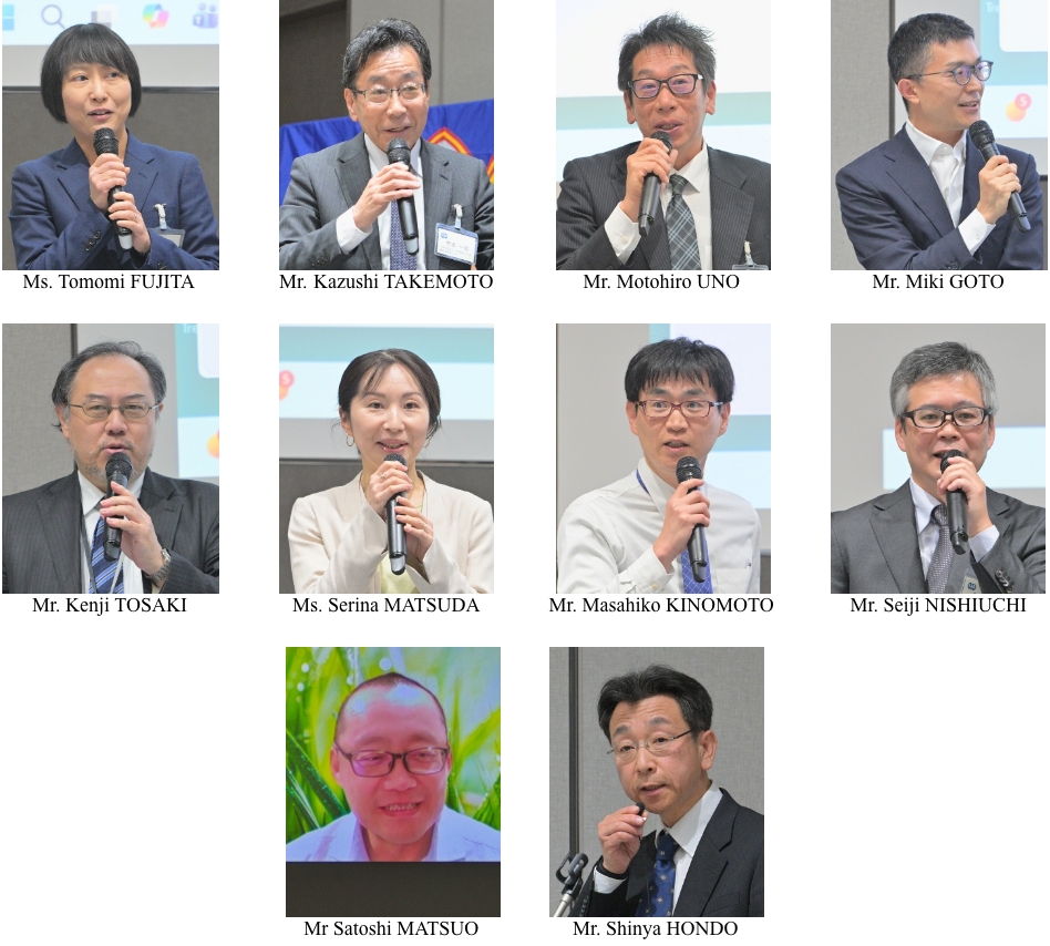 Newly approved Officers of LES Japan (portrait grid)