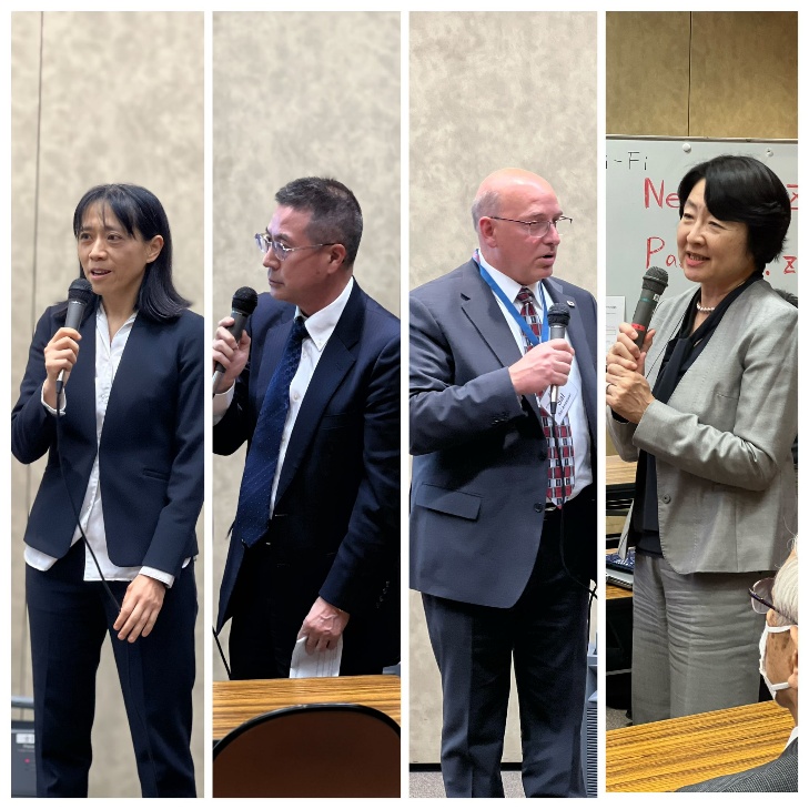 Ms. Tomoko Noguchi, Mr. Shoei Imai, Mr. Sal Anastasi, and Ms. Chikako Hashimoto
